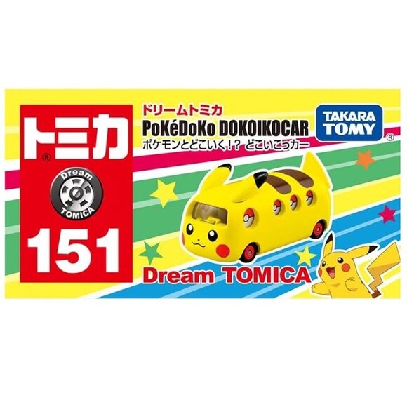 Takara Tomy Pokemon Dream Tomica No.151 PokeDoko Dokoikocar Pikachu JAPAN - Picture 2 of 5